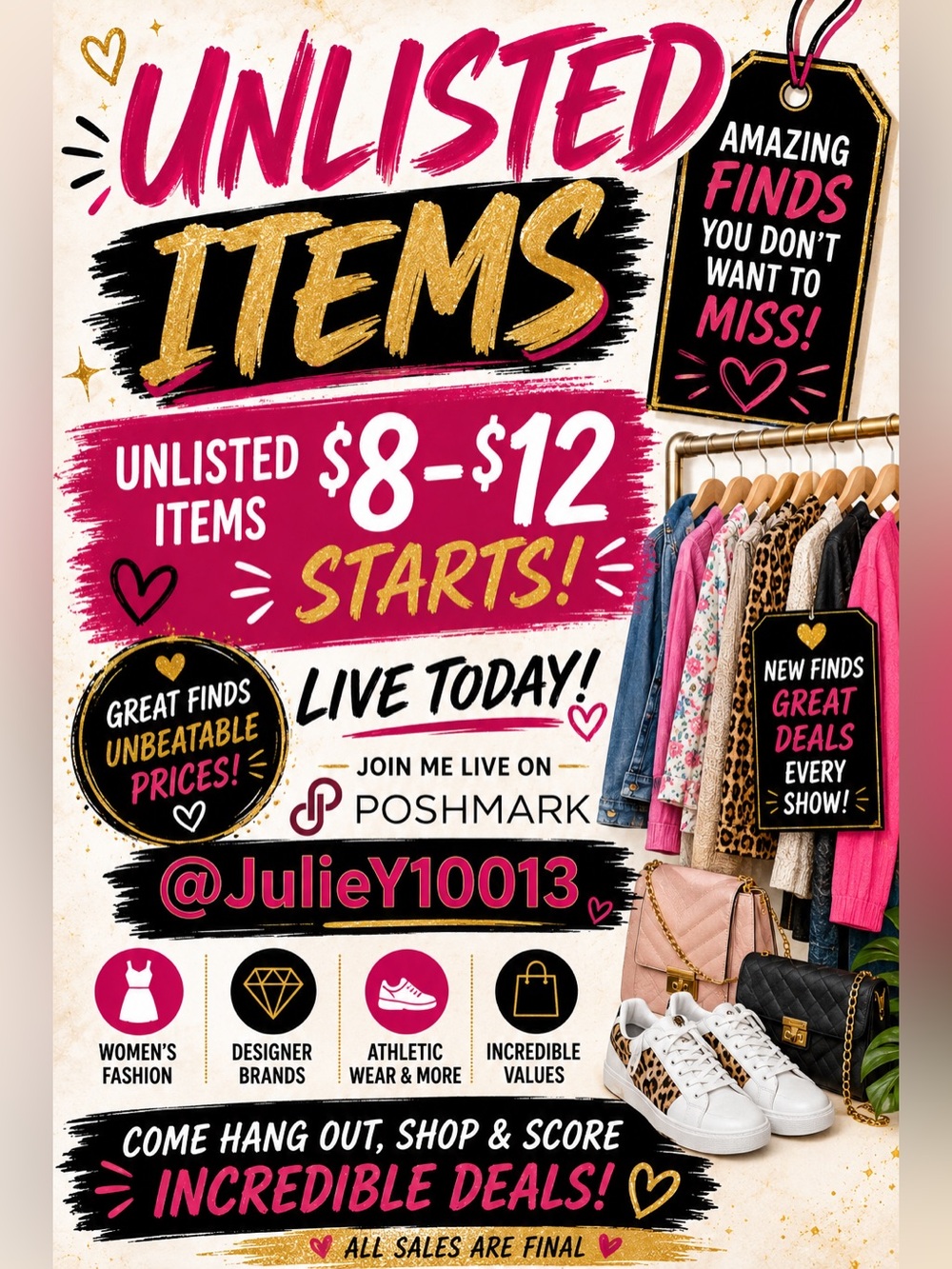 Unlisted Items ~ Clear The Rack